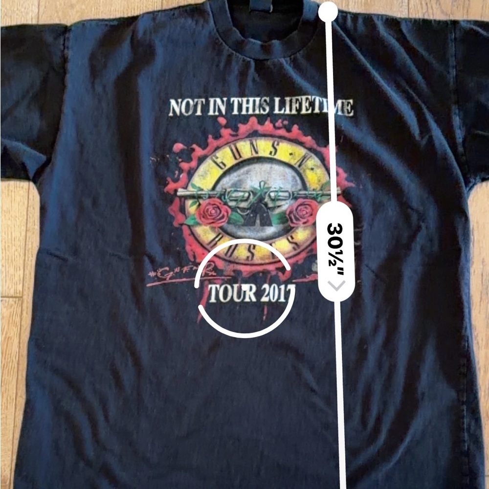 Guns N' Roses "Not In This Lifetime" Tour 2017 Tee vintage band t-shirt - Picture 2 of 4